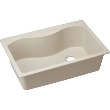 Click here to see Elkay ELGS3322RPT0 Elkay ELGS3322RPT0 Quartz Classic Single Bowl Top Mount Sink - Putty