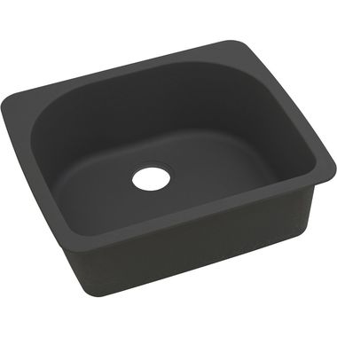 Click here to see Elkay ELGS2522BK0 Elkay ELGS2522BK0 Quartz Classic Single Bowl Top Mount Sink