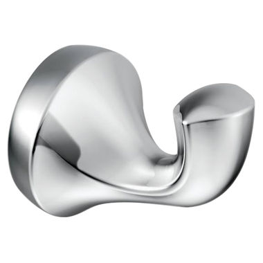 Click here to see Moen YB2803CH Moen Eva Single Robe Hook, Zinc Constructed, Chrome - YB2803CH