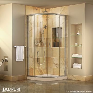 Click here to see DreamLine DL-6702-22-01 DreamLine DL-6702-22-01 Prime Clear Shower Enclosure w/ 36