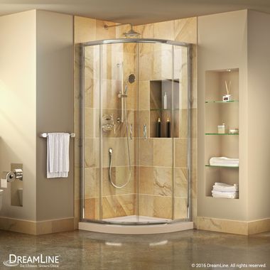 Click here to see DreamLine DL-6703-22-01 DreamLine DL-6703-22-01 Prime Clear Shower Enclosure w/ 38