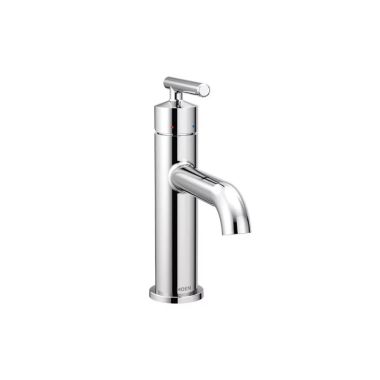 Click here to see Moen 6145 Moen Gibson Single-Handle Chrome Bathroom Faucet with Metal Lift Rod Drain Assembly, 1.2 GPM, WaterSense Certified, ADA Certified Handle - 6145