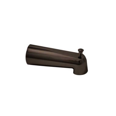 Click here to see Moen 3853BRB Moen Eva 7-inch Wall Mounted Mediterranean Bronze Tub Spout with Pull-Up Diverter, 1/2-inc Connection Size, Slip Fit, - 3853BRB