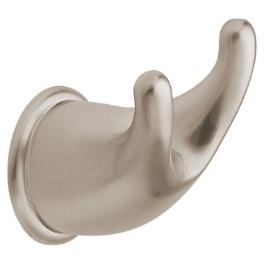 Click here to see Moen YB8003SN Moen CSI Mason Double Robe Hook, Zinc Constructed, Satin Nickel - YB8003SN
