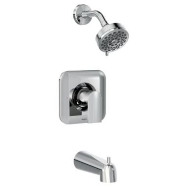 Click here to see Moen T2473EP Moen Genta LX Posi-Temp Tub/Shower Faucet, 1.75 GPM, 1-Function, Single Lever Handle, M-PACT, Eco-Performance, Polished Chrome - T2473EP