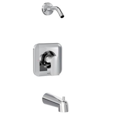 Click here to see Moen T2473NH Moen Genta LX Posi-Temp Tub/Shower Faucet, Single Lever Handle, M-PACT, Less Showerhead, Chrome - T2473NH