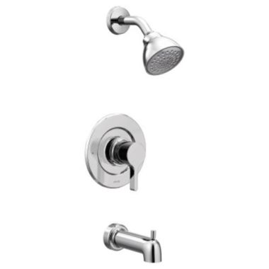 Click here to see Moen T2663EP Moen Vichy Posi-Temp Tub/Shower Faucet, 1.75 GPM, 1-Function, Single Lever Handle, M-PACT, Eco-Performance, Chrome - T2663EP