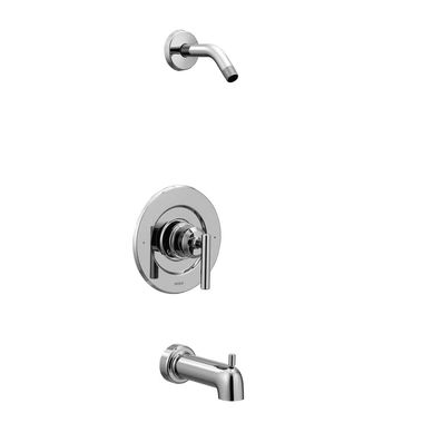 Click here to see Moen T2903NH Moen Gibson Posi-Temp Tub/Shower Faucet, Single Lever Handle, M-PACT, Less Showerhead, Chrome - T2903NH