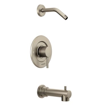 Click here to see Moen T3293NHBN Moen Align Moentrol Single-Handle Tub/Shower Faucet, M-PACT, Less Showerhead, Brushed Nickel - T3293NHBN
