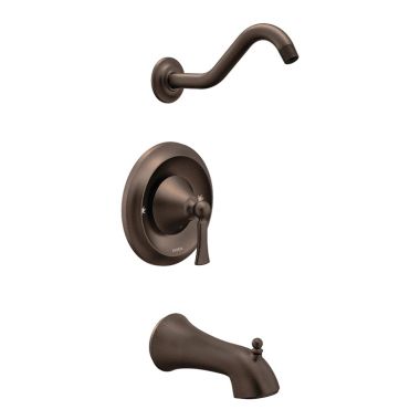 Click here to see Moen T5503NHORB Moen Wynford Moentrol Single-Handle Tub/Shower Faucet, M-PACT, Less Showerhead, Oil Rubbed Bronze - T5503NHORB
