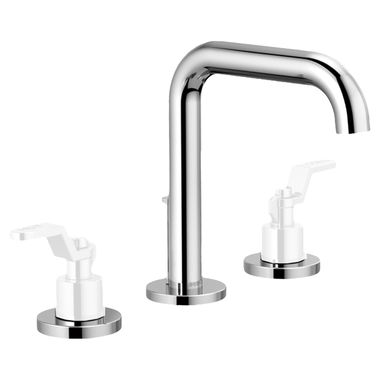 Click here to see Brizo 65335LF-PCLHP-ECO Brizo Litze Two-Handle Widespread Polished Chrome Bathroom Faucet with Metal Pop-Up, 1.2 GPM, Three-Hole, Less Handles - 65335LF-PCLHP-ECO