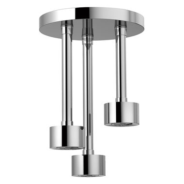 Click here to see Brizo 81335-PC Brizo Essential H2Okinetic Pendant Raincan Shower Head, Single-Function, Linear, Round, 1.75 GPM, Ceiling-Mount, WaterSense, Polished Chrome - 81335-PC