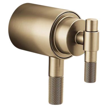 Click here to see Brizo HL6033-GL Brizo Litze T-Lever Handle Kit with Textural Knurling Detail for Litze Thermostatic Valve Trim , ADA, Brilliance Luxe Gold - HL6033-GL