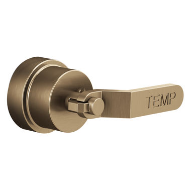 Click here to see Brizo HL6634-GL Brizo Industrial Lever Handle Kit for Litze Thermostatic Valve Trim, ADA, Brilliance Luxe Gold - HL6634-GL