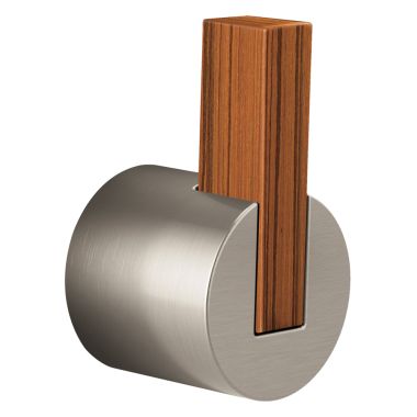 Click here to see Brizo HL7032-NKTK Brizo Lever Handle Kit for Litze Floor Mount Tub Filler, ADA, Brilliance Luxe Nickel/Teak Wood - HL7032-NKTK