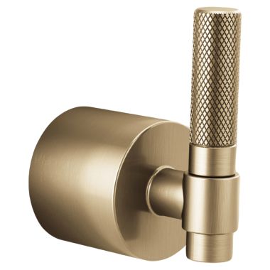 Click here to see Brizo HL7033-GL Brizo T-Lever Handle Kit with Textural Knurling Detail for Litze Floor Mount Tub Filler, ADA, Brilliance Luxe Gold - HL7033-GL