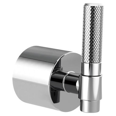 Click here to see Brizo HL7033-PC Brizo T-Lever Handle Kit with Textural Knurling Detail for Litze Floor Mount Tub Filler, ADA, Polished Chrome - HL7033-PC
