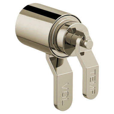 Click here to see Brizo HL7534-PN Brizo Industrial Lever Handle Kit for Litze Thermostatic Valve with Diverter Trim,  ADA, Brilliance Polished Nickel - HL7534-PN