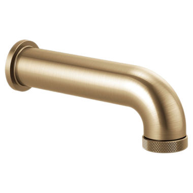Click here to see Brizo RP81437GL Brizo Litze Wall-Mounted Diverter Tub Spout with Pull-Down Diverter, Brilliance Luxe Gold - RP81437GL 