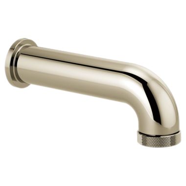 Click here to see Brizo RP81437PN Brizo Litze Wall-Mounted Diverter Tub Spout with Pull-Down Diverter, Polished Nickel - RP81437PN