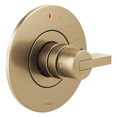 Click here to see Brizo T60P035-GL Brizo Litze Pressure Balance Single-Handle Valve Trim, Less Handle, Luxe Gold - T60P035-GL