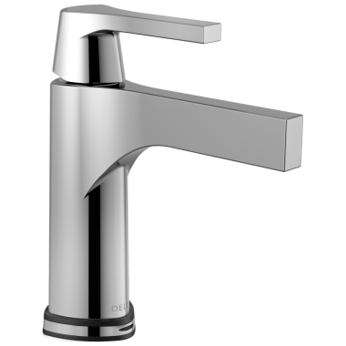 Click here to see Delta 574T-DST Delta Zura Touchless Lavatory Faucet with Escutcheon, Metal Pop-Up, 1.2 GPM, Single-Handle, DIAMOND Seal, Lever Handle, Touch2O, Chrome - 574T-DST