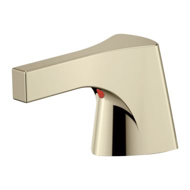 Click here to see Delta H274PN Delta Zura Metal Lever Handle Set for Bathroom Faucets, ADA, Polished Nickel, Pack of 2 - H274PN