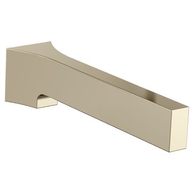 Click here to see Delta RP84242PN Delta RP84242PN Zura Wall Mount Lavatory Spout - Polished Nickel