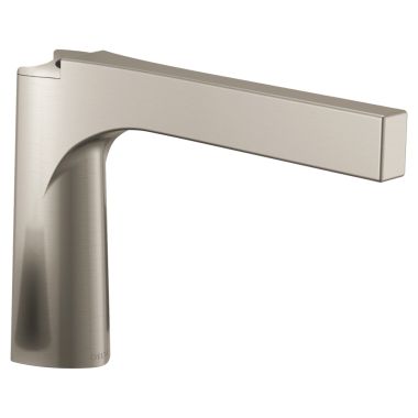 Click here to see Delta RP84827SS Delta Zura Stainless Steel Roman Tub Spout for T4774 Roman Tub Faucet with Handshower Trim, 4-Hole 8-16in Installation, Deck Mount - RP84827SS