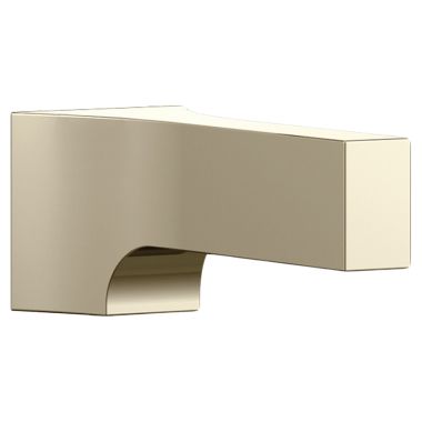 Click here to see Delta RP87251PN Delta Zura 7-1/4in Wall-Mount Non-Diverter Tub Spout for Delta T17474 Tub/Shower Trim, 6.2 GPM, Single-Hole Installation Polished Nickel - RP87251PN