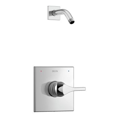 Click here to see Delta T14274-LHD Delta Zura Monitor 14 Series Pressure-Balanced Single-Handle Shower Faucet, Lever Handle, ADA, Less Showerhead, Chrome - T14274-LHD