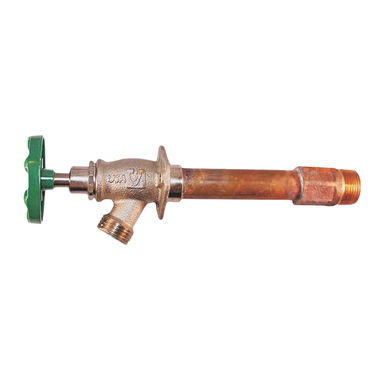 Click here to see Arrowhead Brass 455-08LF Arrowhead 455-08LF Frost Free Hydrant, 1/2 or 3/4 in FIP or MIP Inlet, Red? Brass