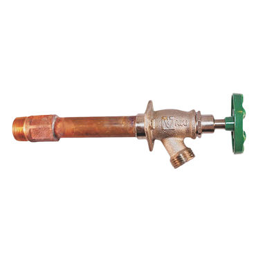 Click here to see Arrowhead Brass 455-10LF Arrowhead 455-10LF Frost Free Hydrant, 1/2 or 3/4 in FIP or MIP Inlet, Red? Brass