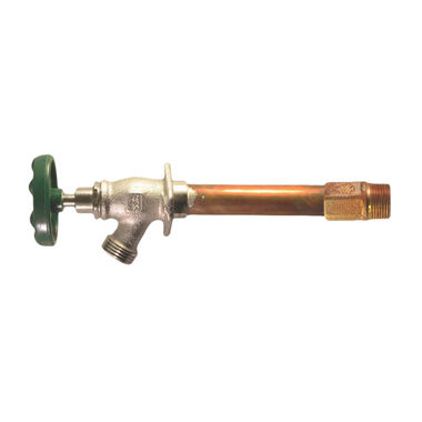 Click here to see Arrowhead Brass 456-12LF Arrowhead 456LF Standard Frost Free Hydrant, 1/2in Sweat/MIP, Green Handle - 456-12LF