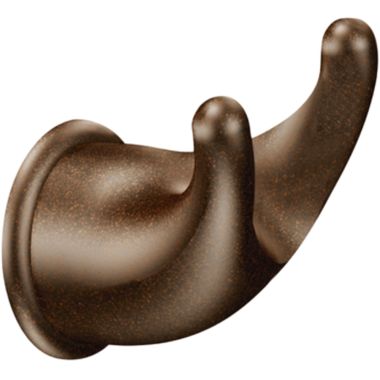 Click here to see Moen YB8003OWB Moen Mason Double Robe Hook, Zinc Constructed, Old World Bronze - YB8003OWB