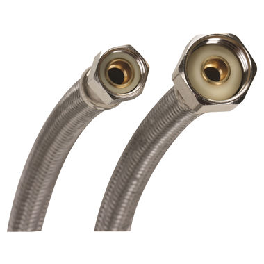 Click here to see Fluidmaster B1FV20 Fluidmaster B1FV20 Flexible Reinforced Faucet Connector, 3/8 X 1/2 in x 20 in, Compression X FIP