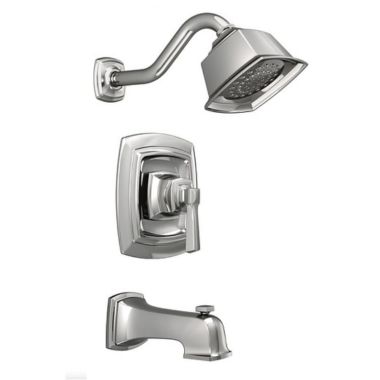 Click here to see Moen 82830EP Moen Boardwalk Posi-Temp Tub/Shower Faucet, 2.0 GPM, 1-Function, Single Lever Handle, Eco-Performance, Polished Chrome - 82830EP