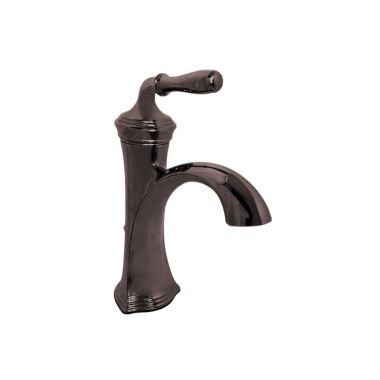 Click here to see Kohler 193-4-2BZ Kohler Devonshire Single-Handle Bathroom Sink Faucet with Pop-Up Drain, Top Lever Handle, 1.2 GPM, Oil Rubbed Bronze - K-193-4-2BZ