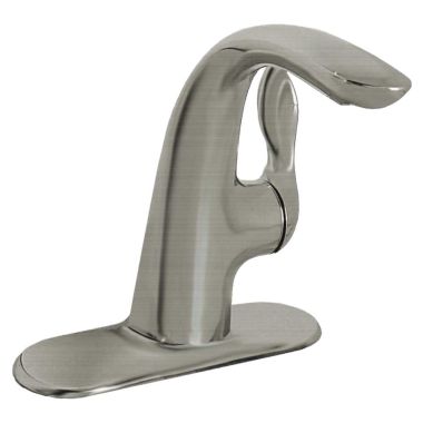 Click here to see Kohler 5313-4-BN Kohler Refinia Single-Handle Brushed Nickel Bathroom Faucet, 1.2 GPM, Lever Handle, Single-Hole, Metal, WaterSense- K-5313-4-BN