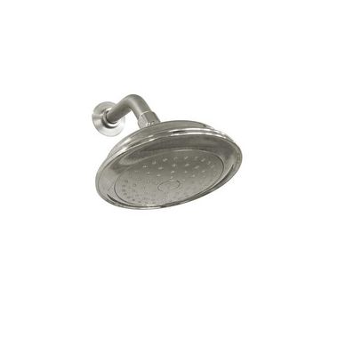 Click here to see Kohler 72774-BN Kohler Artifacts Single-Function Shower Head, Katalyst Air-Induction, MasterClean, 2.0 GPM, WaterSense, Vibrant Brushed Nickel - K-72774-BN