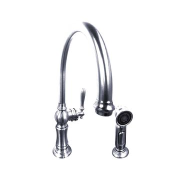 Click here to see Kohler 99262-CP Kohler Artifacts Single Handle High Arc Kitchen Sink Faucet w/ Side Spray, Chrome - K-99262-CP