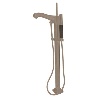 Click here to see Kohler T97331-4-BN Kohler Margaux Single-Handle Freestanding Tub Filler Trim w/ Hand Shower, Brushed Nickel - K-T97331-4-BN