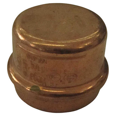 Click here to see Commodity  Viega 77722 817 Copper Cap, Small Diameter