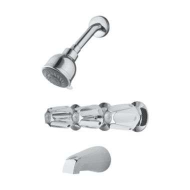 Click here to see Pfister G01-3120 Pfister G01-3120 Chrome 01 Series 3 Handle Tub/Shower Trim