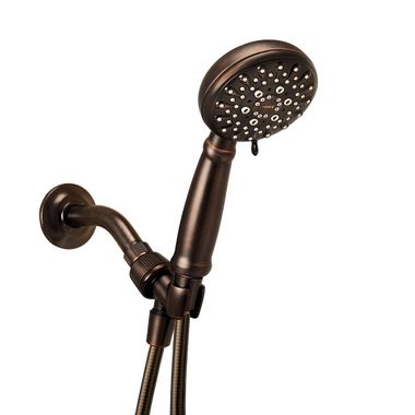 Click here to see Moen 23015BRB Moen 23015BRB Mediterranean Bronze Banbury Five Function Handshower