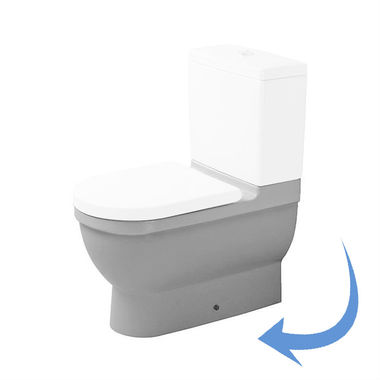 Click here to see Duravit 128090092 Duravit 0128090092 Starck 3 Dual Flush Two-Piece Floor Mounted Close Coupled Elongated Toilet in White Finish