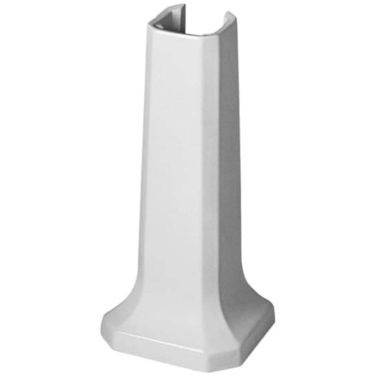 Click here to see Duravit 0857900000 Duravit 1930 Series Ceramic Sink Pedestal Leg for 043880 and 043870 Bathroom Sink, White High Gloss - 0857900000 