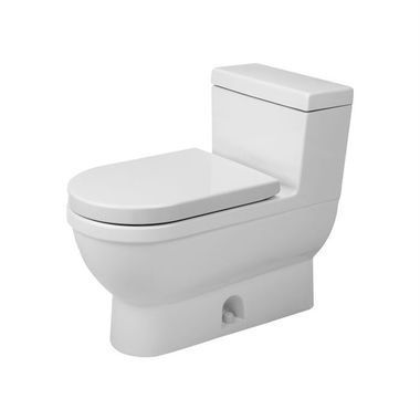 Click here to see Duravit 2120010001 Duravit 2120010001 Starck 3 Single Flush One-Piece Floor Mounted Elongated Toilet - White