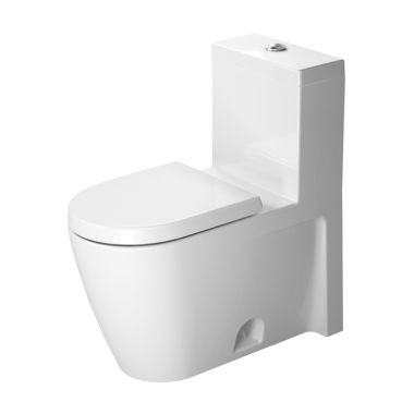 Click here to see Duravit 2133010005 Duravit 2133010005 Starck 2 Single Flush One-Piece Floor Mounted Elongated Toilet - White