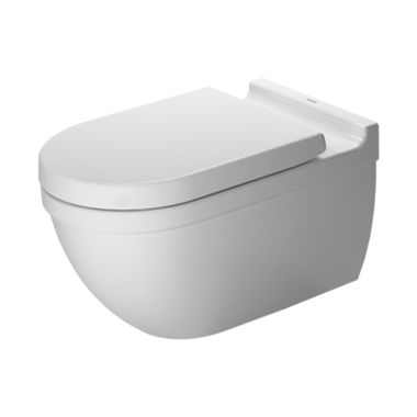 Click here to see Duravit 2226090092 Duravit 2226090092 Starck 3 Dual Flush One-Piece Wall Mounted Elongated Toilet - White